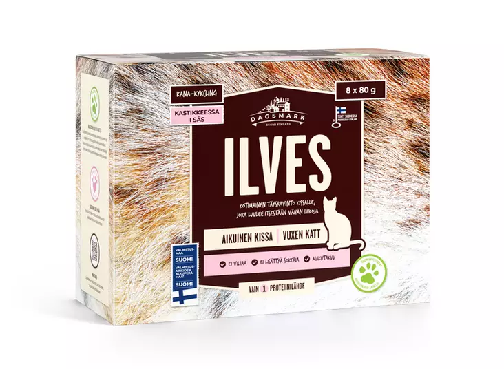 DAGSMARK ILVES 8-PACK kastikkeessa - Kissan märkäruoka - 6430066383368 - 1