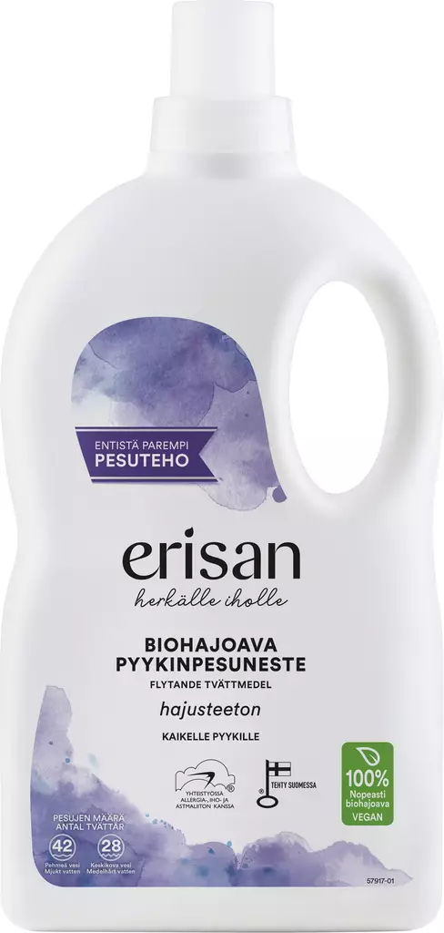 ERISAN BIOHAJOAVA PYYKINPESUNESTE 1,5L - Pyykinpesuaineet  - 6417964579178 - 1