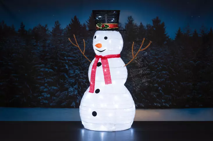 Finnlumor Lumiukko 80LED 90 cm - Led-eläimet - 6410416082288 - 1