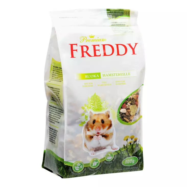 Freddy ruoka hamstereille 800 g - Pieneläinten ruoat - 6430043020118 - 1