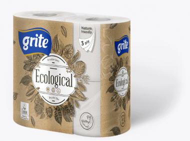 GRITE ECOLOGICAL WC-PAPERI KOLLI 56rll - WC-paperit - 4770023350258 - 1