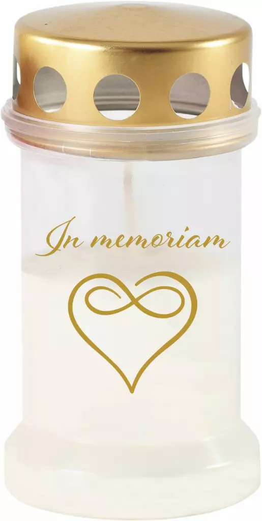 HAUTAKYNTTILÄ SYDÄN KUVALLA - Hautakynttilät ja lyhtykynttilät - 4740302750918 - 1