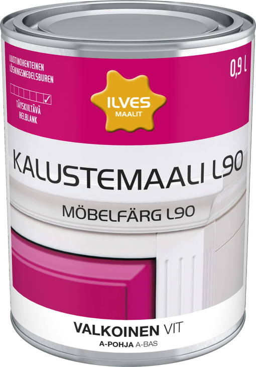 ILVES KALUSTEM.L90 A-POHJA VAL.0,9L - Kalustemaalit - 6430026950838 - 1