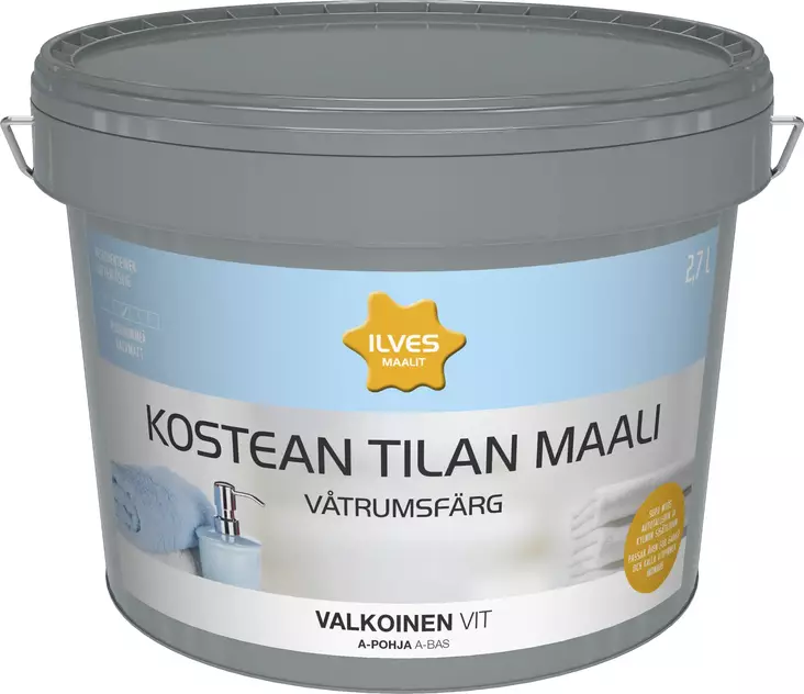 ILVES KOSTEANTILA A-POHJA VALK 2,7L - Sisämaalit - 6430026950098 - 1
