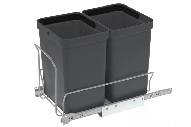 Jätevaunu Setti Sis. 2 x 10 L sanko - Jätteiden lajittelu - 6417797402018 - 1