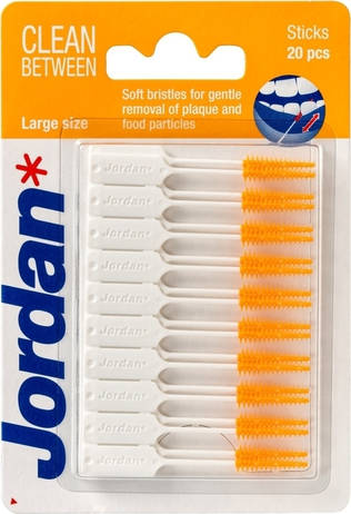 Jordan 20kpl Clean Between Large Size Hammastikku - Suunhoito, hammastahnat ja -harjat - 7046110071618 - 1