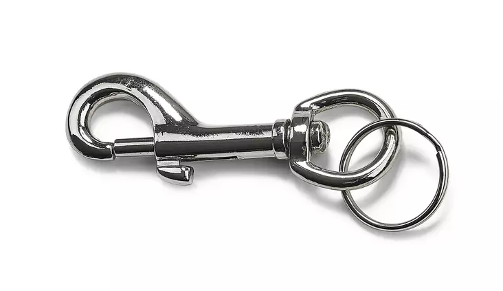 KARABIINIHAKA TERÄS NIKLATTU - Muut kiinnitystarvikkeet - 7317900032288 - 1