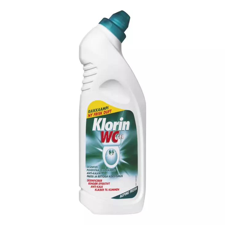 KLORIN WC-GEELI ALPINE FRESH - WC:n puhdistus ja putkenavaajat - 8714789237428 - 1