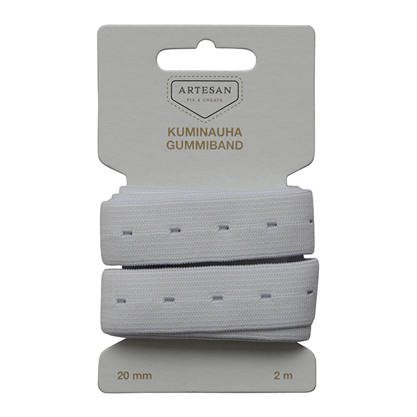 KUMINAUHA 20 MM 2 M REIÄLLINEN VALK. - Kuminauhat - 6420615040088 - 1