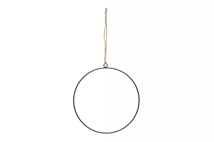 Kapel Metallirengas 27 cm musta - Tee-se-itse DIY - 6410413209398 - 1