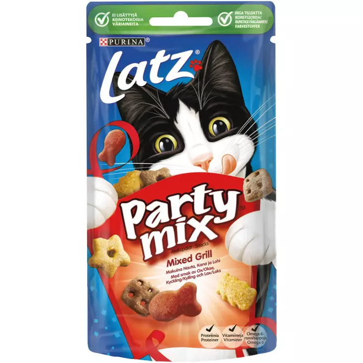 LATZ PARTY MIX MIXED GRILL - Kissan märkäruoka - 7613036354288 - 1