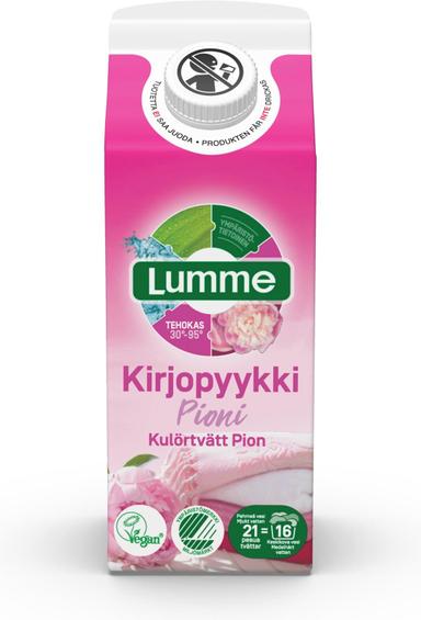 Lumme 750ml Kirjopyykki Pioni - Pyykinpesuaineet  - 7046110311608 - 1