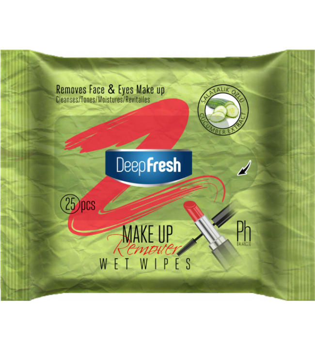 MEIKINPOISTOPYYHE DEEP FRESH CUCUMBER - Meikinpoisto - 8698863440068 - 1