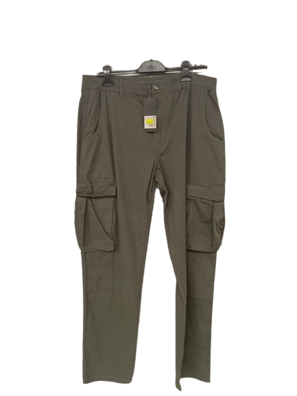 Miesten housut elastaani-twill Mix 48 khaki - Miesten housut - 6419285220838 - 1