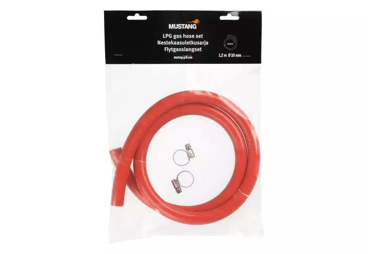 Mustang Nestekaasuletkusarja 1,2 m - Grillaustarvikkeet - 6410412113238 - 1
