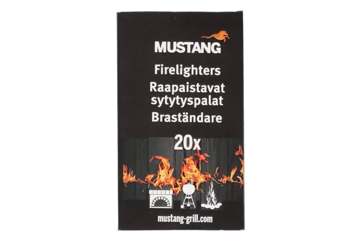 Mustang Raapaistava sytytyspala 20 kpl - Sytytystarvikkeet - 6410416323558 - 1