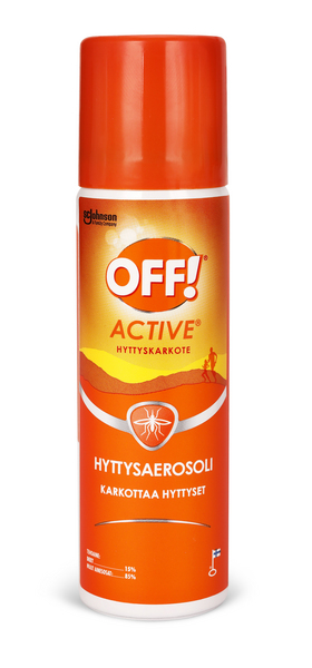 OFF! Active hyttysaerosoli 65 ml - Hyönteiskarkoittimet ja -pyydykset - 6414400022038 - 1