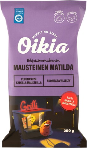 OIKIA MAUSTEINEN MATILDA SIPSI 250G - Sipsit - 6430013258008 - 1