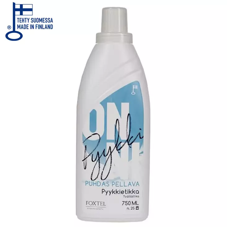 ONNI PYYKKIETIKKA PUHDASPELLAVA750ML - Pyykinpesuaineet - 6419642334208 - 1