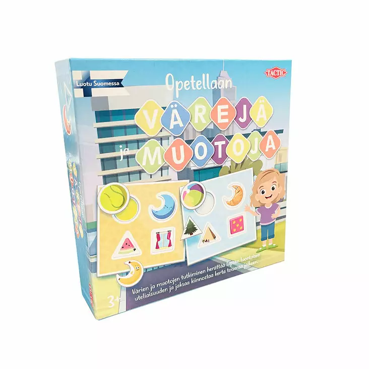 OPETELLAAN VÄREJÄ JA MUOTOJA - Pöytä- ja lautapelit - 6416739582078 - 1