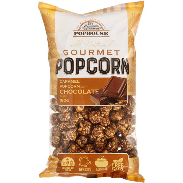 POPCORN CARAMEL SUKLAA 180 g - Sipsit - 4751028310218 - 1