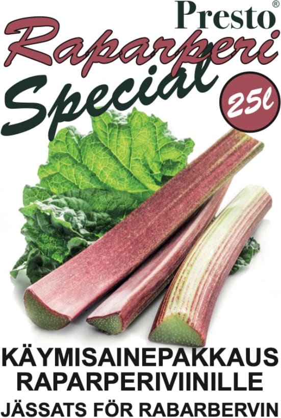 PRESTO KÄYMISAINE RAPARPERIVIINILLE - Viininvalmistus - 6417165054078 - 1