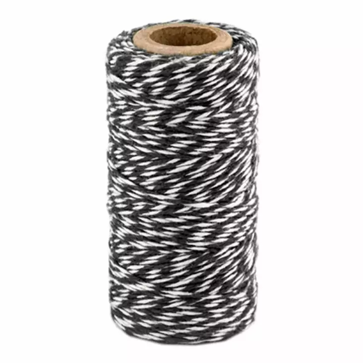 PUUVILLALANKA VALKOINEN/MUSTA - Ompelulangat - 6420615042228 - 1