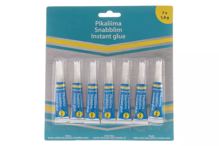 Pikaliima 7 kpl - Liimat ja erikoisliimat - 6410412464408 - 1