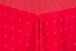 PÖYTÄLIINA TUIKE 140 X 240 cm PUNAINEN - Keittiötekstiilit - 6410416077628 - 1