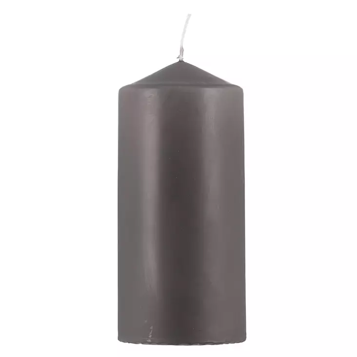 Polar Pöytäkynttilä harmaa 8x25 cm - Pöytäkynttilät ja tuoksukynttilät - 6410412592828 - 1
