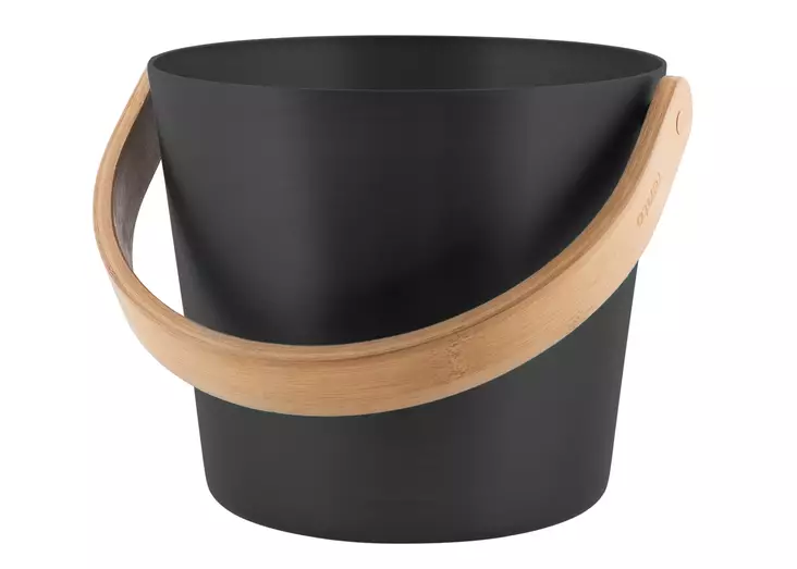 Rento Saunasanko alumiini musta - Saunakiulut ja -kauhat - 6410412915528 - 1