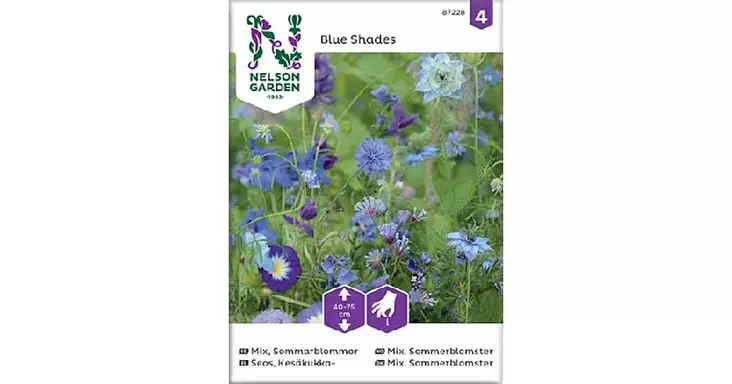 Seos, Sinisiä kesäkukkia - Kukkien siemenet - 7312600872288 - 1