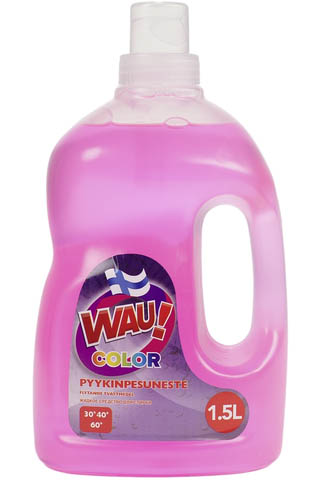 WAU Pyykinpesuneste 1,5L Color - Pyykinpesuaineet - 6419642132118 - 1
