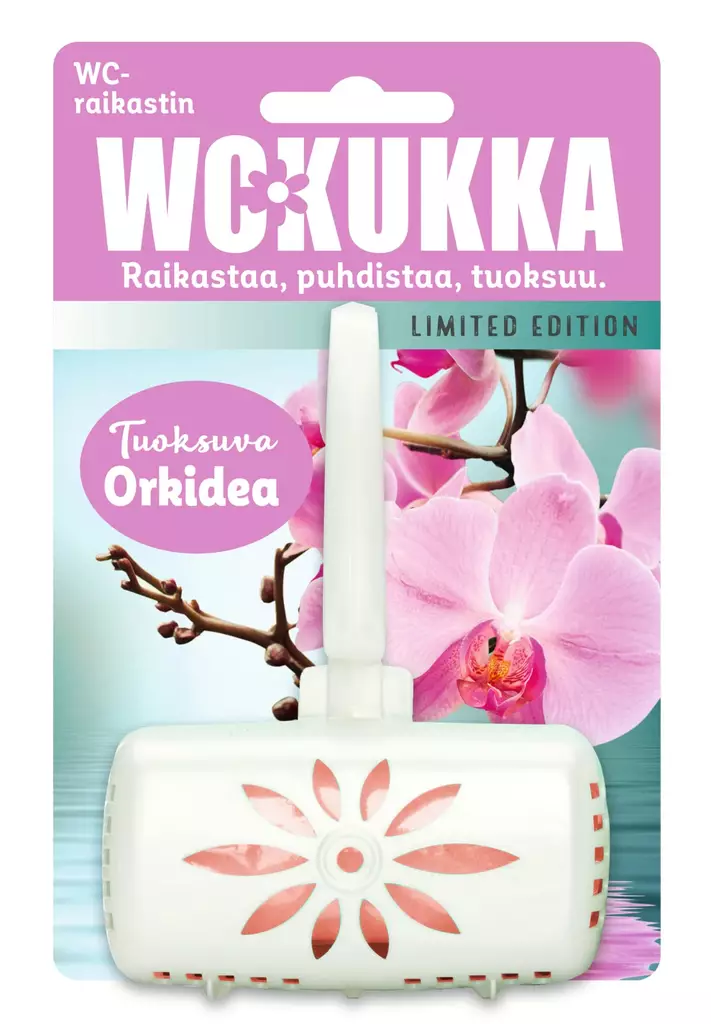WC Kukka 50g Orkidea wc-raikastin - WC:n puhdistus ja putkenavaajat - 6412203102308 - 1