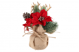 Winteria Joulutähtiasetelma pussissa - Joulukoristeet - 6410416184128 - 1