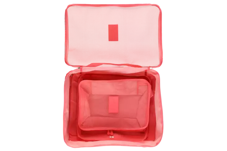 ACCES MATKAILUSETTI 6-OSAINEN PINKKI - Matkatarvikkeet - 6410416346328 - 1