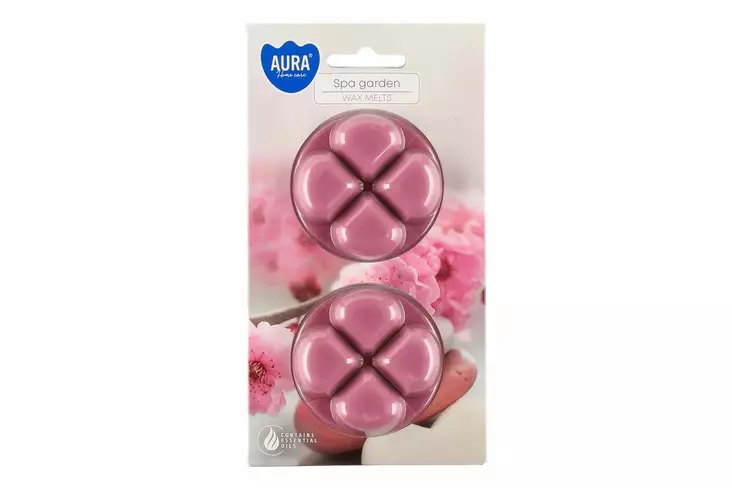 Aura Tuoksuvaha 2 kpl spa garden - Pöytäkynttilät ja tuoksukynttilät - 5906927053738 - 1