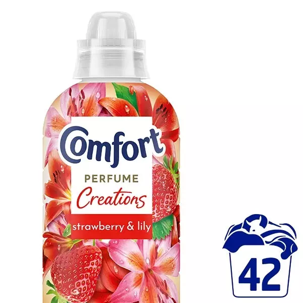 COMFORT 762ML HUUHTELUA. STRAWBERRY&LILY - Pyykinpesuaineet - 8720181638688 - 1