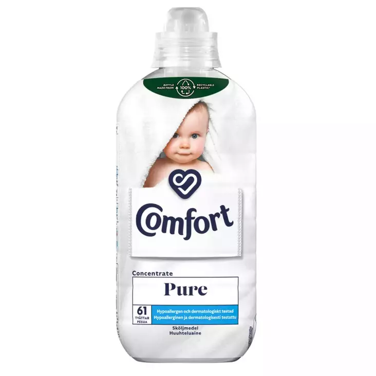 Comfort Pure Huuhteluaine 925ML Tiiviste - Pyykinpesuaineet - 8720181521478 - 1