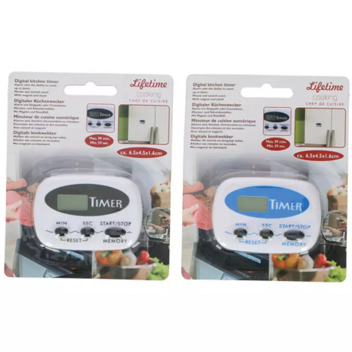 Digitaalinen Keittiö Ajastin - Keittiövaa'at ja ajastimet - 8711252070988 - 1