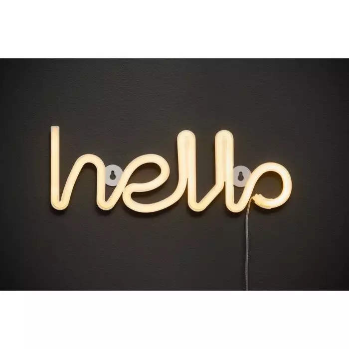 Finnlumor LED-valo teksti Hello - Koristevalot - 6410416480718 - 1