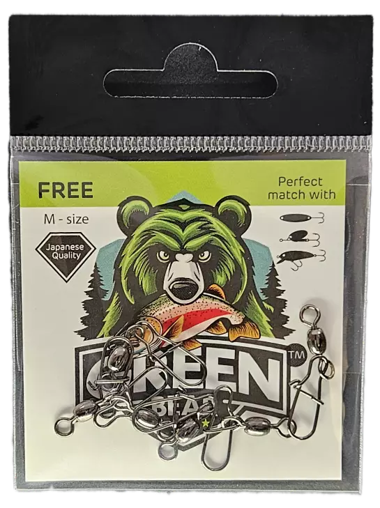 Green Bear Free lukkoleikari M - Perukesiimat ja -tarvikkeet - 6429811361058 - 1