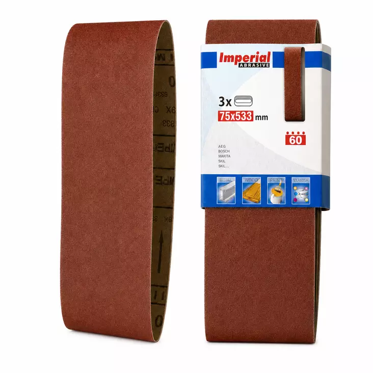 Hiomanauha 75x533 K60 3 kpl - Hiomapaperit - 8010626032158 - 1