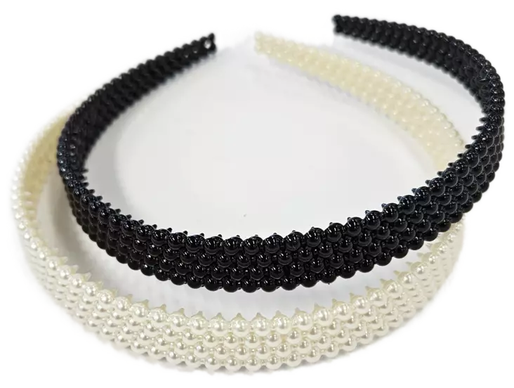 HIUSPANTA MUSTA TAI VALKOINEN - Korut ja hiusasusteet - 6438159395328 - 1