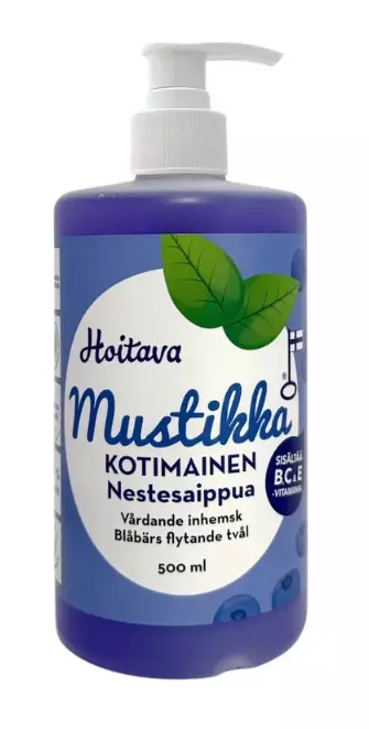 HOITAVA MUSTIKKA 500ML SAIPPUA - Käsisaippuat - 6417037109158 - 1