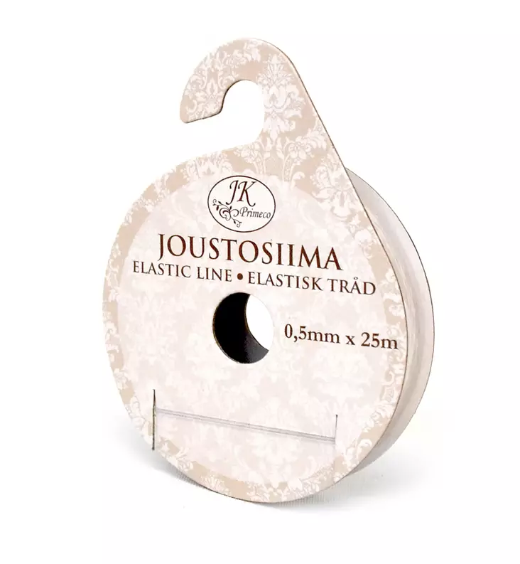 Joustosiima 0,5mm x 25m kirkas - Tee-se-itse DIY - 6417715037308 - 2