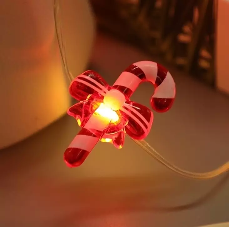 Karkkikeppi Led-lankavalosarja 10 Led - Sisävalosarjat ja valonauhat - 6438506002718 - 1