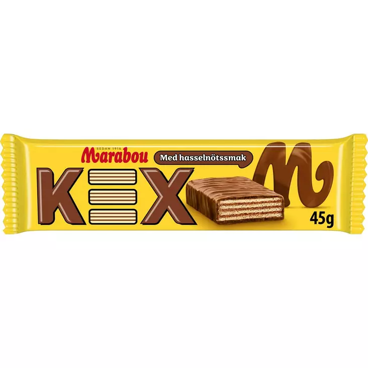 KEX KEKSISUKLAAPATUKKA 45G - Suklaat ja konvehdit - 7622202315428 - 1