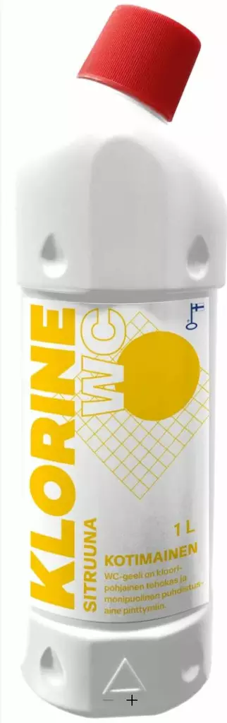 KLORINE WC-GEELI 1L SITRUUNA - WC:n puhdistus ja putkenavaajat - 6419642804008 - 1