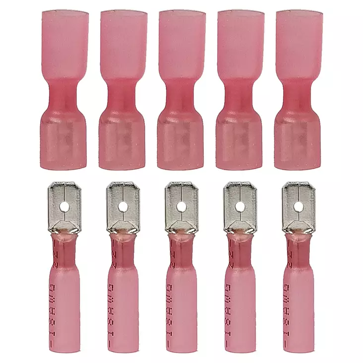 Lattaliitinsrj pun 0.5 - 1.5 mm² 10kpl - Auton liittimet - 6438152088098 - 1